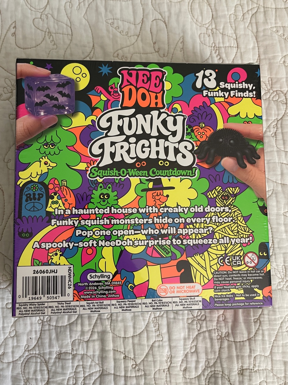 Needoh Funky Frights Halloween Set Brand New Sealed Advent Calendar - Picture 3 of 5
